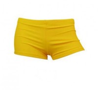 SKST003 design split women's swimming trunks style custom-made anti-exposure swimming trunks style women's swimming trunks make solid color square swimming trunks style swimming trunks factory back view